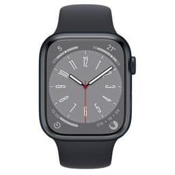 Apple Watch Series 8 (2022) GPS + Cellular 45 mm - Aluminium Midnight - Sport band Black