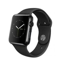 Apple Watch (Series 2) 2016 GPS 38 - Stainless steel Black - Black
