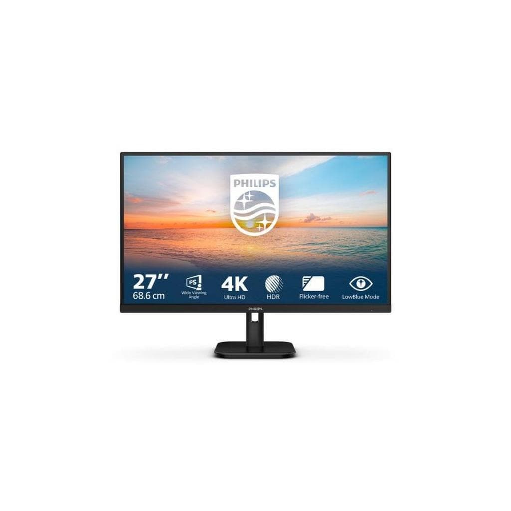 27-inch Philips 27E1N1800A/00 3840 x 2160 LCD Monitor Black