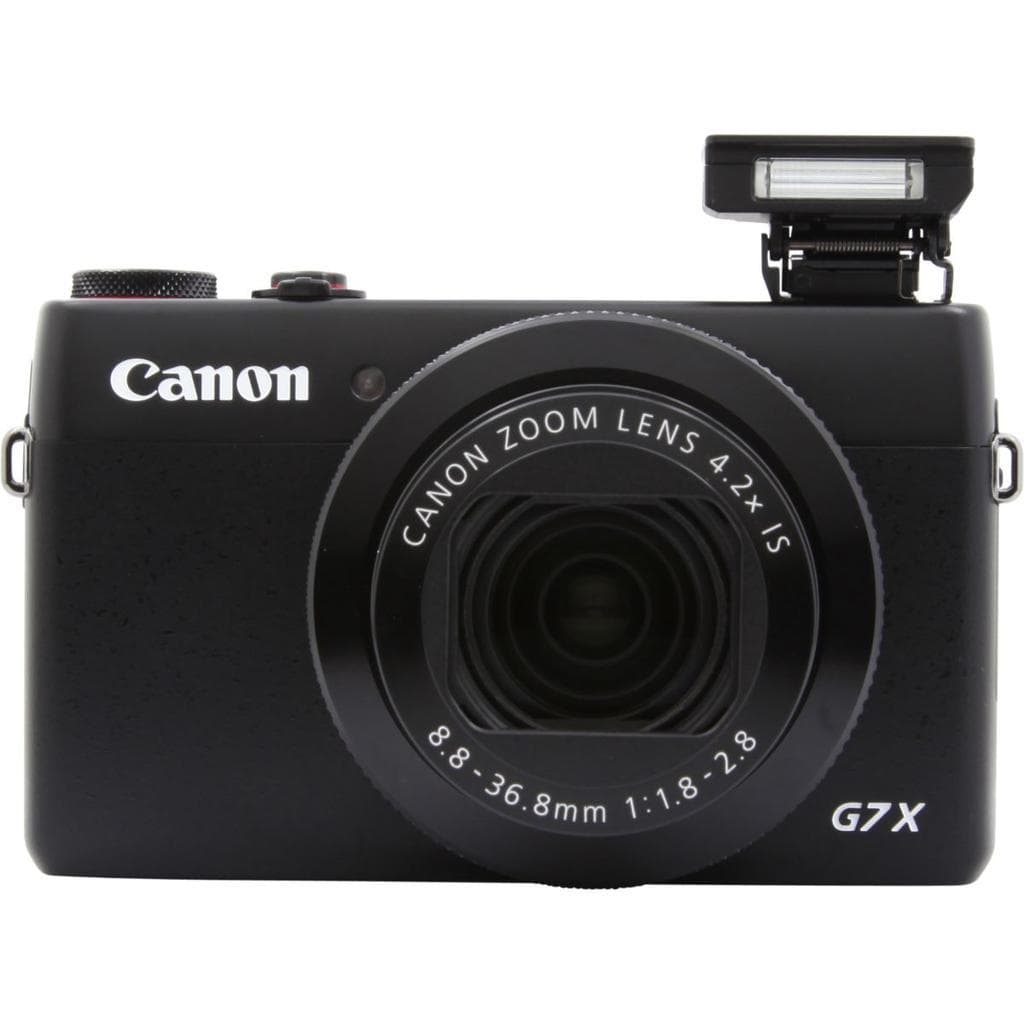 Compact PowerShot G7X - Black + Canon Zoom Lens 4.2X IS 8.8-36.8mm f/1.8-2.8 f/1.8-2.8