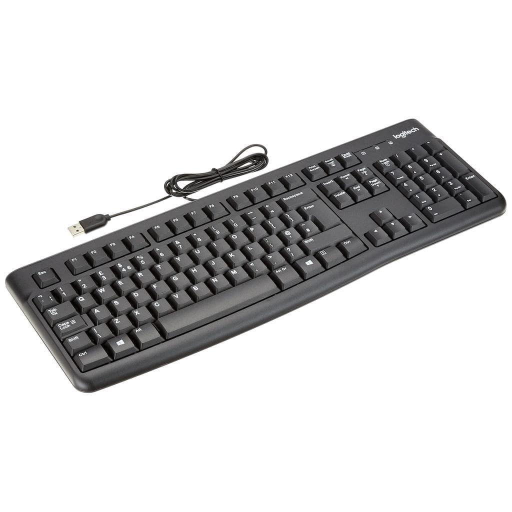 Logitech Keyboard QWERTY English (UK) K120