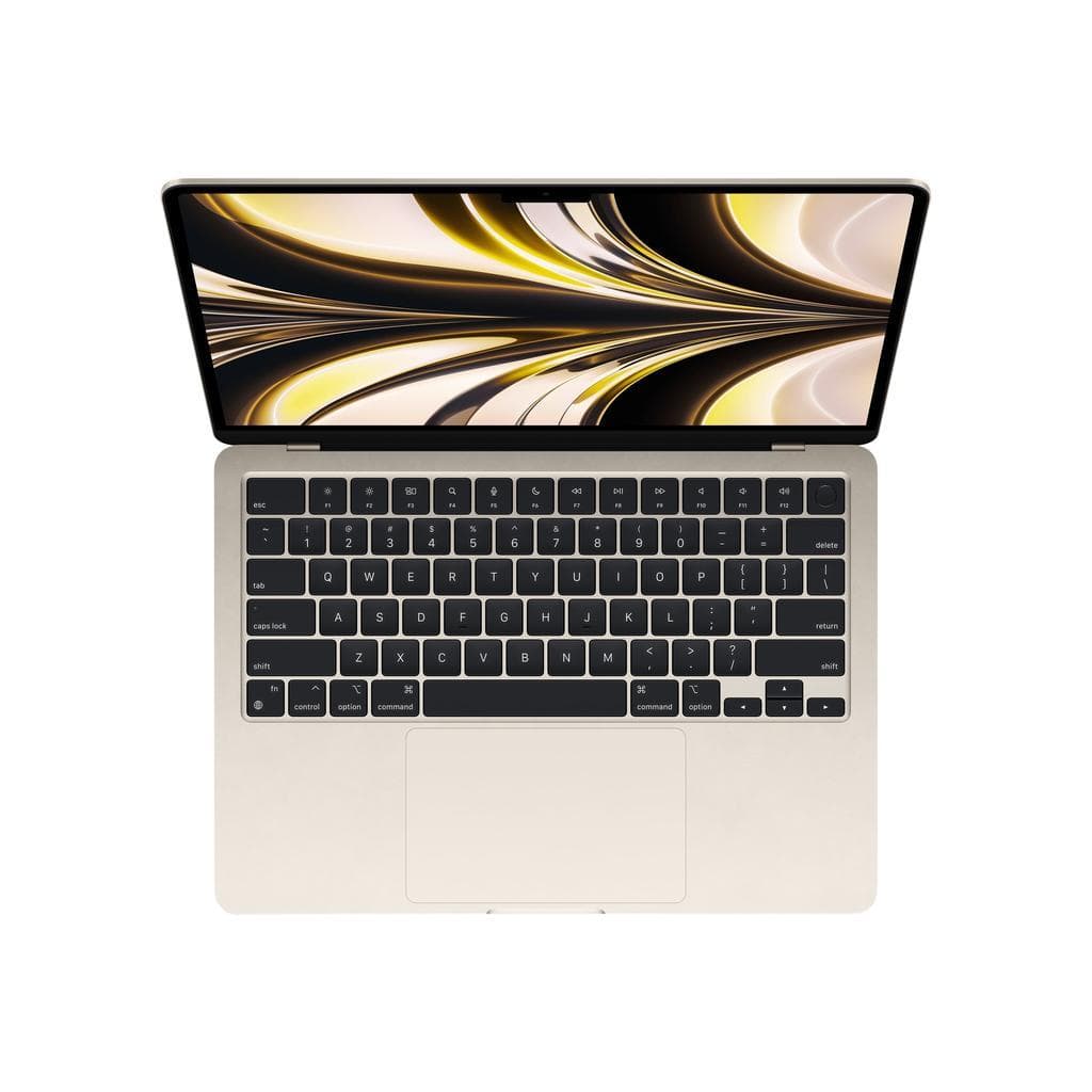 MacBook Air 13-inch (2022) - Apple M2 8-core and 10-core GPU - 8GB RAM - SSD 256GB - QWERTY - English