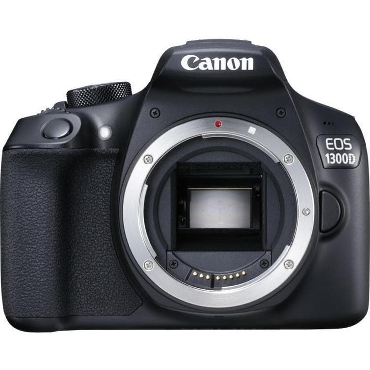 Reflex EOS 1300D - Black + Canon 18-55mm f/3.5-5.6 DC III + 75-300mm f/4-5.6 lens EF f/3.5-5.6 + f/4-5.6