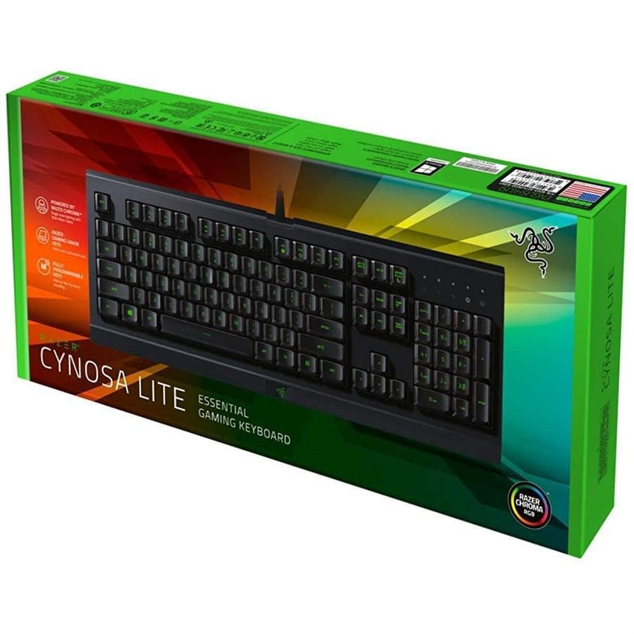 Razer Keyboard QWERTY English (UK) Backlit Keyboard Cynosa Lite