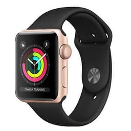 Apple Watch (Series 3) 2017 GPS 42 - Aluminium Gold - Black