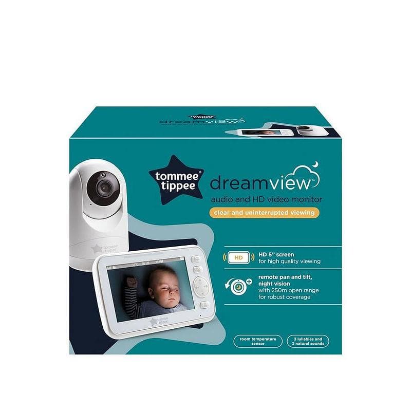 Tommee Tippee Dreamview Audio and HD 5" Baby Monitor