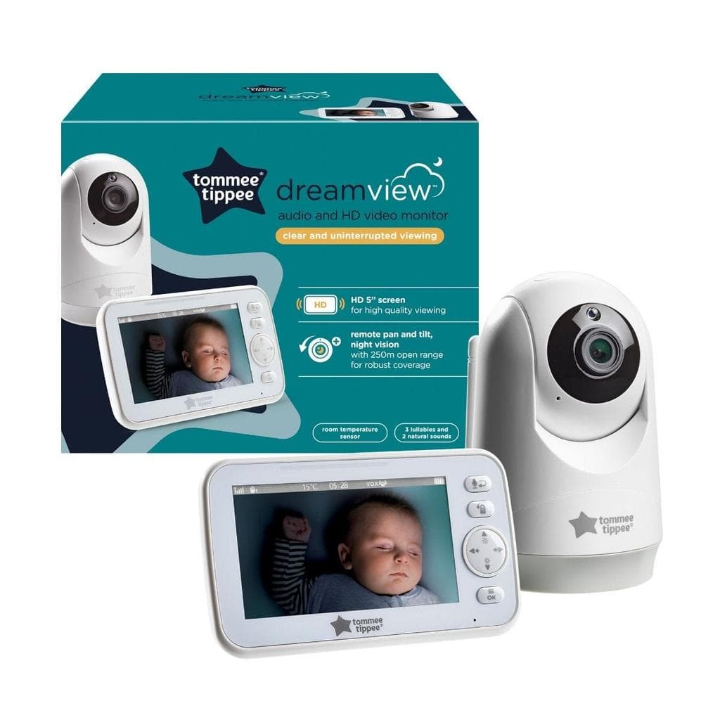Tommee Tippee Dreamview Audio and HD 5" Baby Monitor