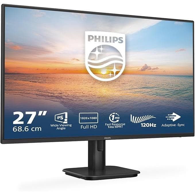 27-inch Philips 27E1N1100A/00 1920 x 1080 LCD Monitor Black
