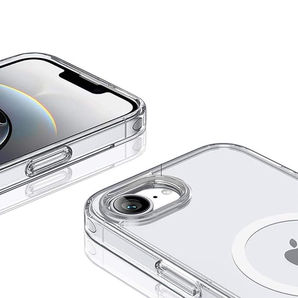 Case iPhone 16e and 2 protective screens - TPU - Transparent