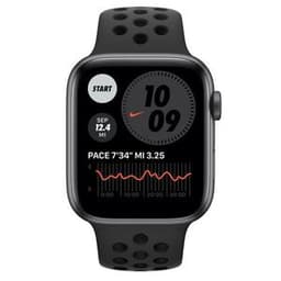 Apple Watch (Series 6) 2020 GPS + Cellular 44 - Aluminium Space Gray - Nike Sport band Black