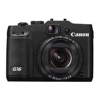 Compact PowerShot G16 - Black + Canon Zoom Lens 5x IS 28-140mm f/1.8-2.8 f/1.8-2.8