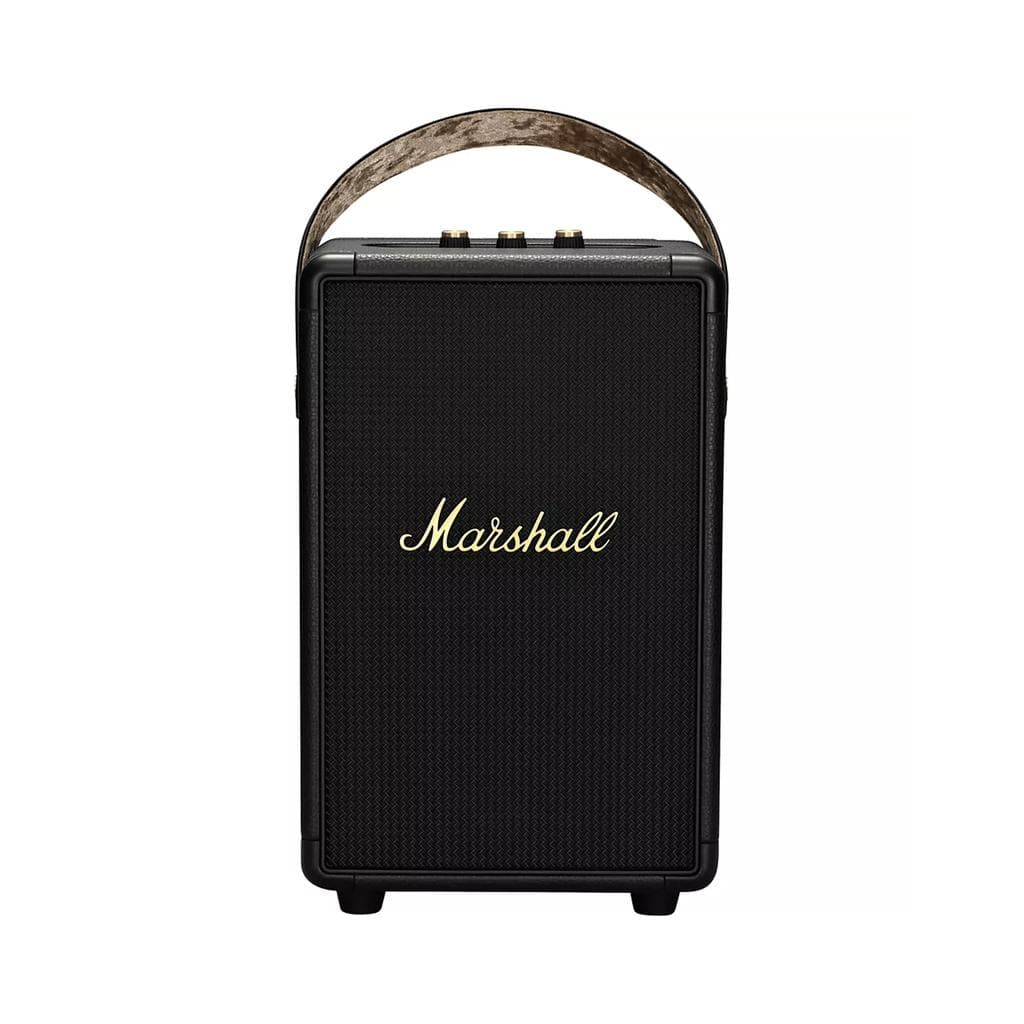 Marshall TUFTON Black & Brass Bluetooth Speakers - Black