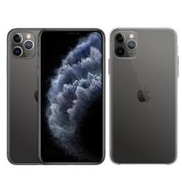 Bundle iPhone 11 Pro + Apple Case (Transparent) - 64GB - Space Gray - Unlocked