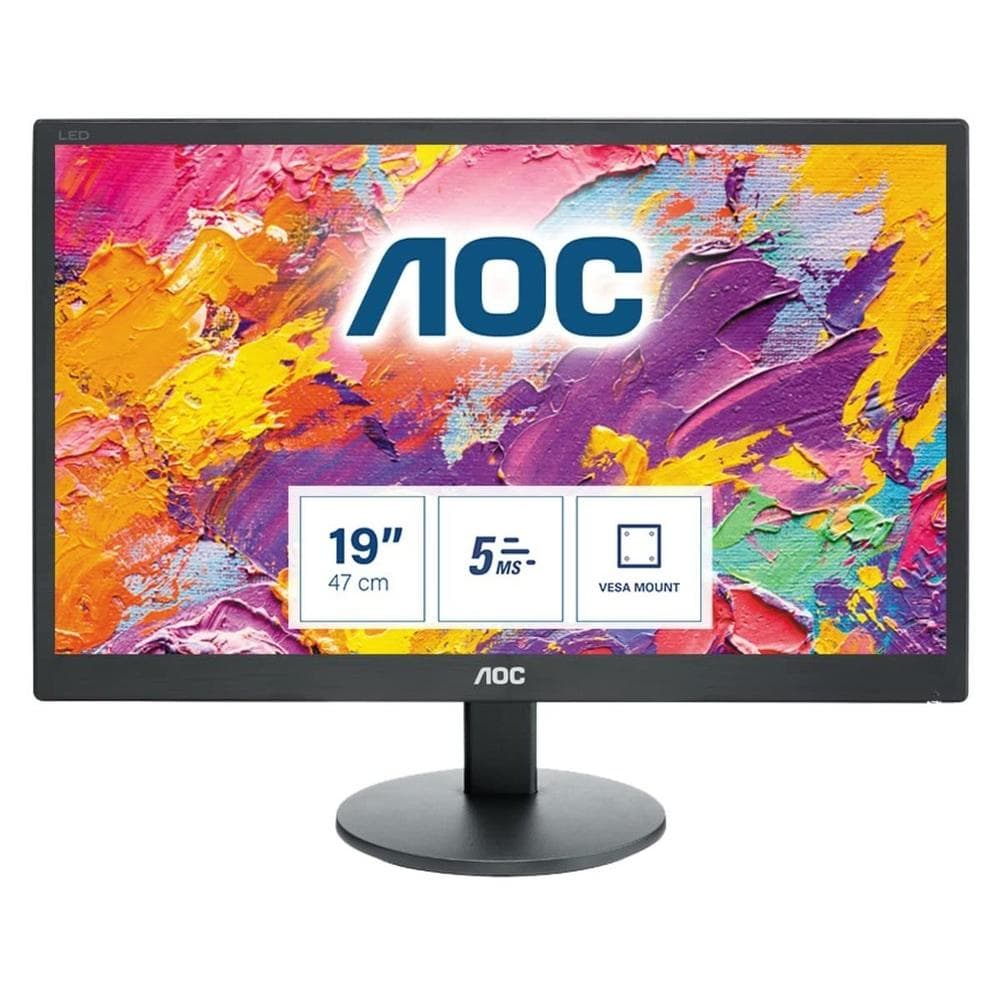 19-inch Aoc 185LM0021 1366 x 768 LCD Monitor Black