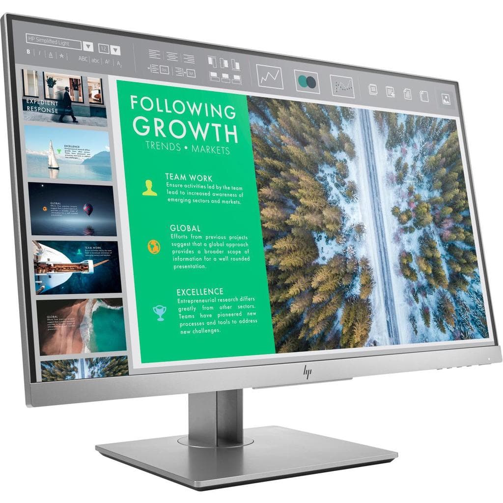 23-inch HP EliteDisplay E233 LED Monitor Black