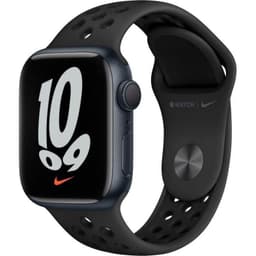 Apple Watch Series 7 (2021) GPS 45 mm - Aluminium Midnight - Nike Sport band Black