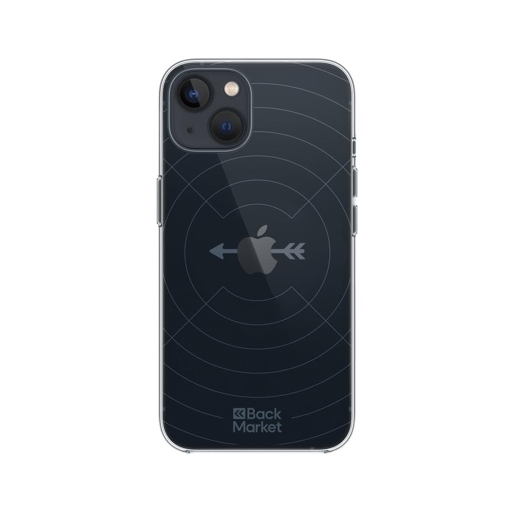 Back Market Case iPhone 14 and protective screen - GRS 4.0 Recycled plastic - Transparent