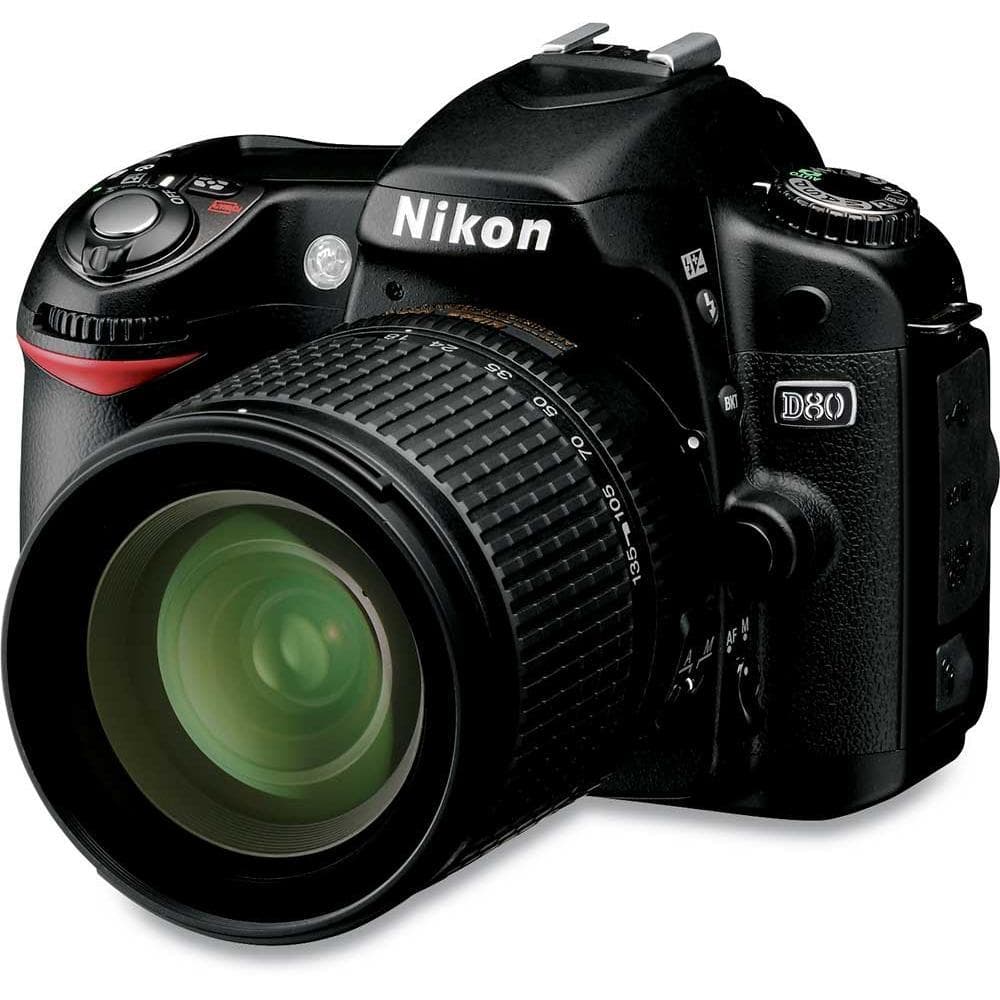Reflex D80 - Black + Nikon Nikkor AF-S DX 18-135mm f/3.5-5.6G ED f/3.5-5.6