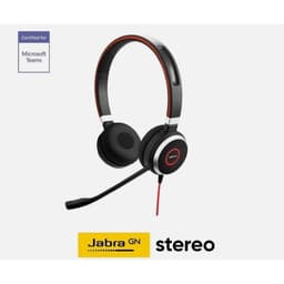 Jabra Evolve 40 MS Stereo noise-Cancelling wired Headphones with microphone - Black