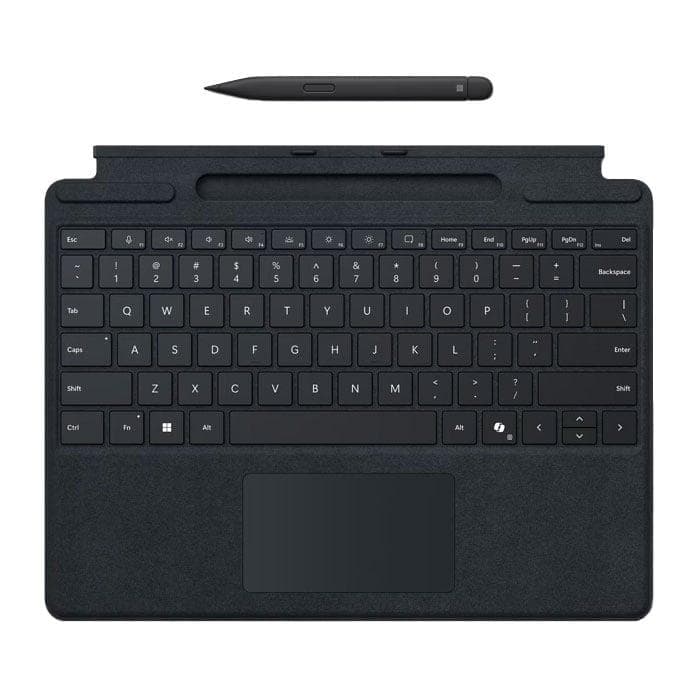 Microsoft Keyboard QWERTY English US Wireless Backlit Keyboard Surface Pro X / 8 / 9 Signature Keyboard, with Copilot Button + Slim Pen