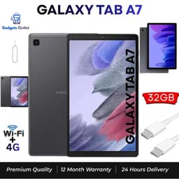 Galaxy Tab A7 32GB - Dark Grey - Wi-Fi + 4G