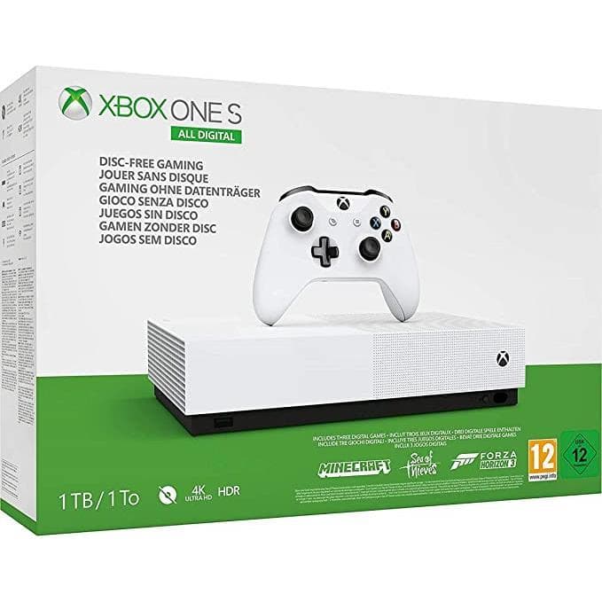 Xbox One S Digital 1000GB - White