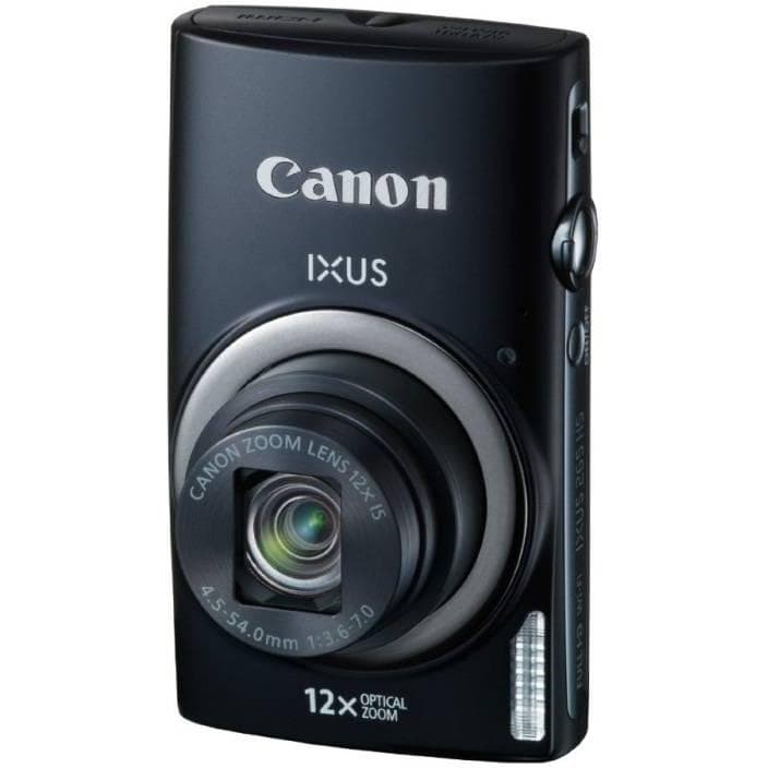 Compact Ixus 265 HS - Black + Canon Zoom Lens 25-300mm f/3.6-7.0 f/3.6-7.0