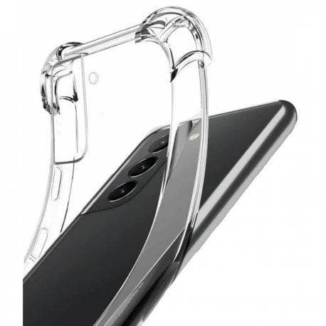 Case Galaxy S22+ 5G and 2 protective screens - Silicone - Transparent