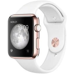 Apple Watch (Series 2) 2016 GPS 42 - Aluminium Gold - White