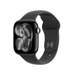 Apple Watch (2025) GPS 42 mm - Aluminium Jet Black - Sport band Black