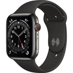 Apple Watch (Series 6) 2020 GPS + Cellular 40 - Titanium Black - Sport band Black