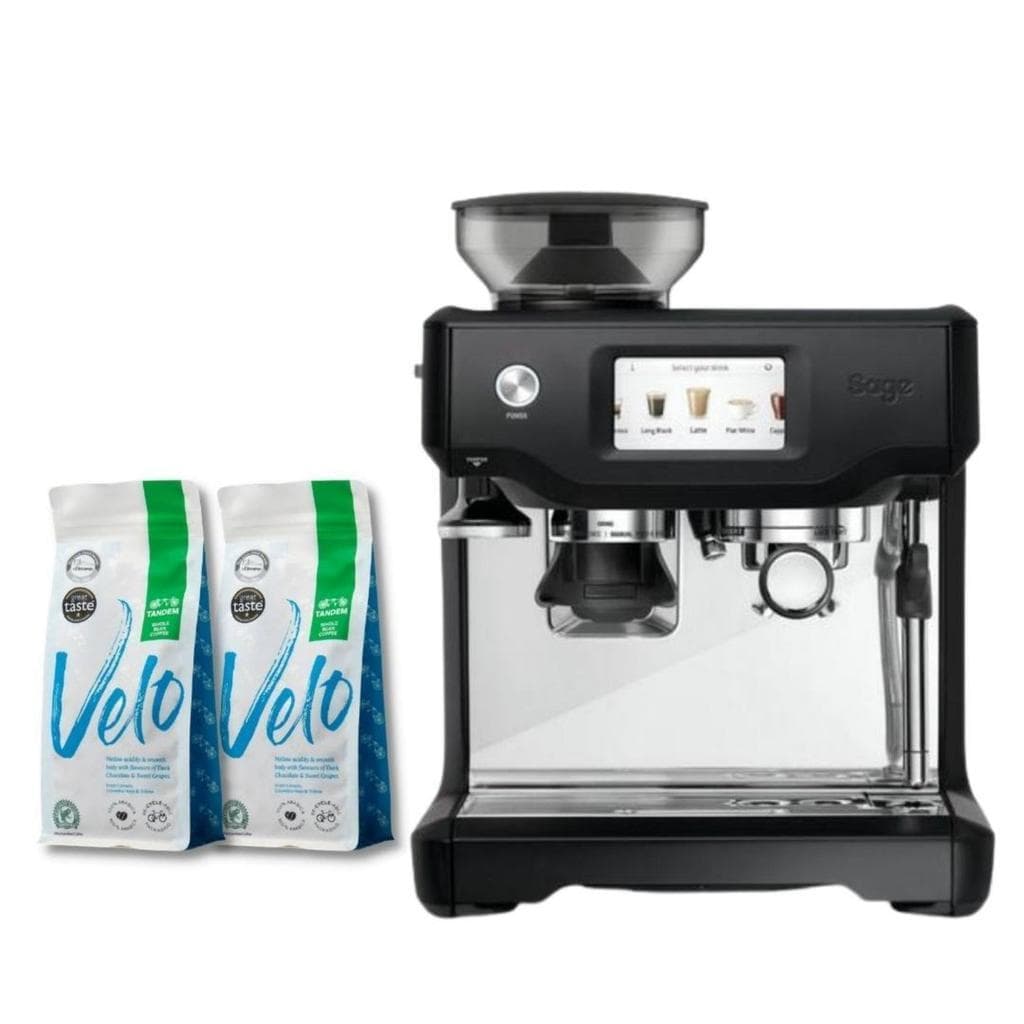 Espresso machine Without capsule Sage The Barista Touch 2.0000L - Black Stainless Steel