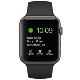 Apple Watch (Series 1) 38 - Aluminium Space Gray - Black