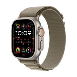 Apple Watch Ultra 2 (2023) GPS + Cellular 49 mm - Titanium Natural Titanium - Alpine loop Green