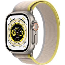 Apple Watch Ultra 2 (2023) GPS + Cellular 49 mm - Titanium Natural Titanium - Trail loop Yellow