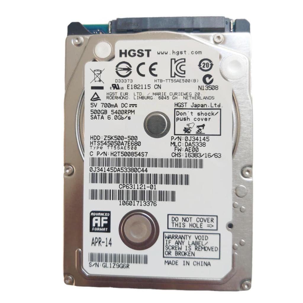 Hgst Z5K500 HTS545050A7E680 - HDD 500 GB GHz - SATA III