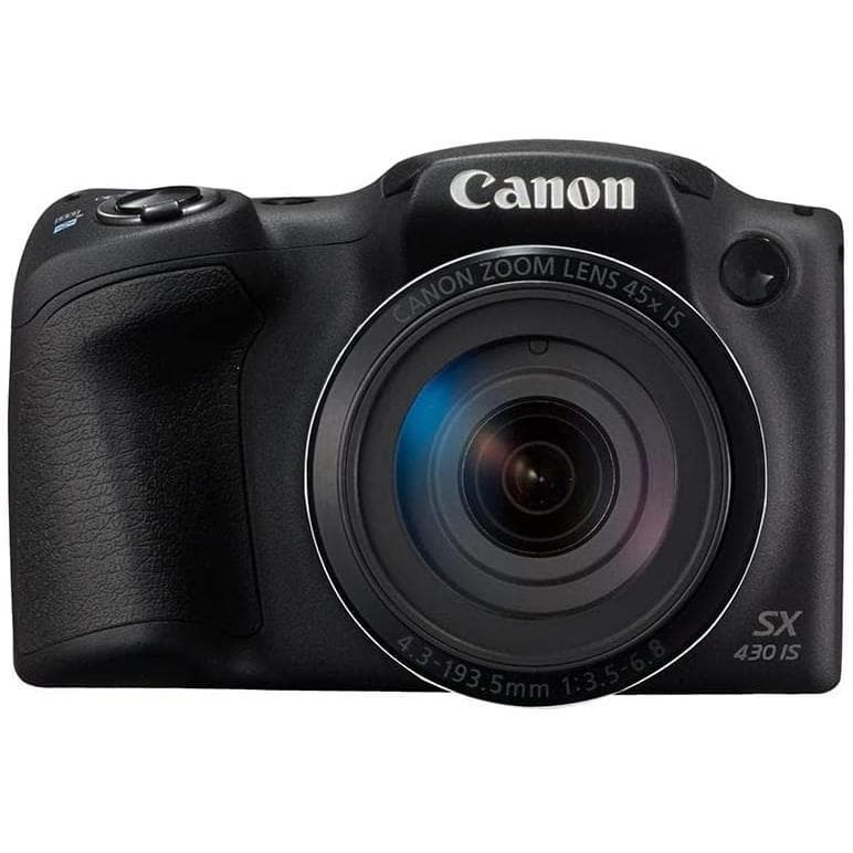 Compact PowerShot SX430 IS - Black + Canon Zoom Lens 45x IS 24-1080mm f/3.5-6.8 f/3.5-6.8