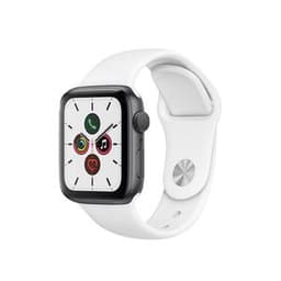 Apple Watch Series 5 (2019) GPS + Cellular 44 mm - Aluminium Space Gray - Sport band White