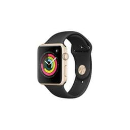 Apple Watch (Series 3) 2017 GPS 38 - Aluminium Gold - Sport loop Black