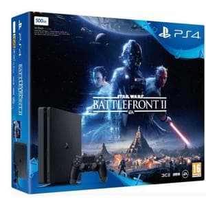PlayStation 4 Slim 500GB - Black + Star Wars: Battlefront II