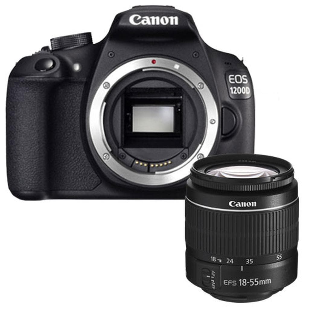 Reflex EOS 1200D - Black + Canon Zoom Lens EF-S 18-55mm f/3.5-5.6 III f/3.5-5.6