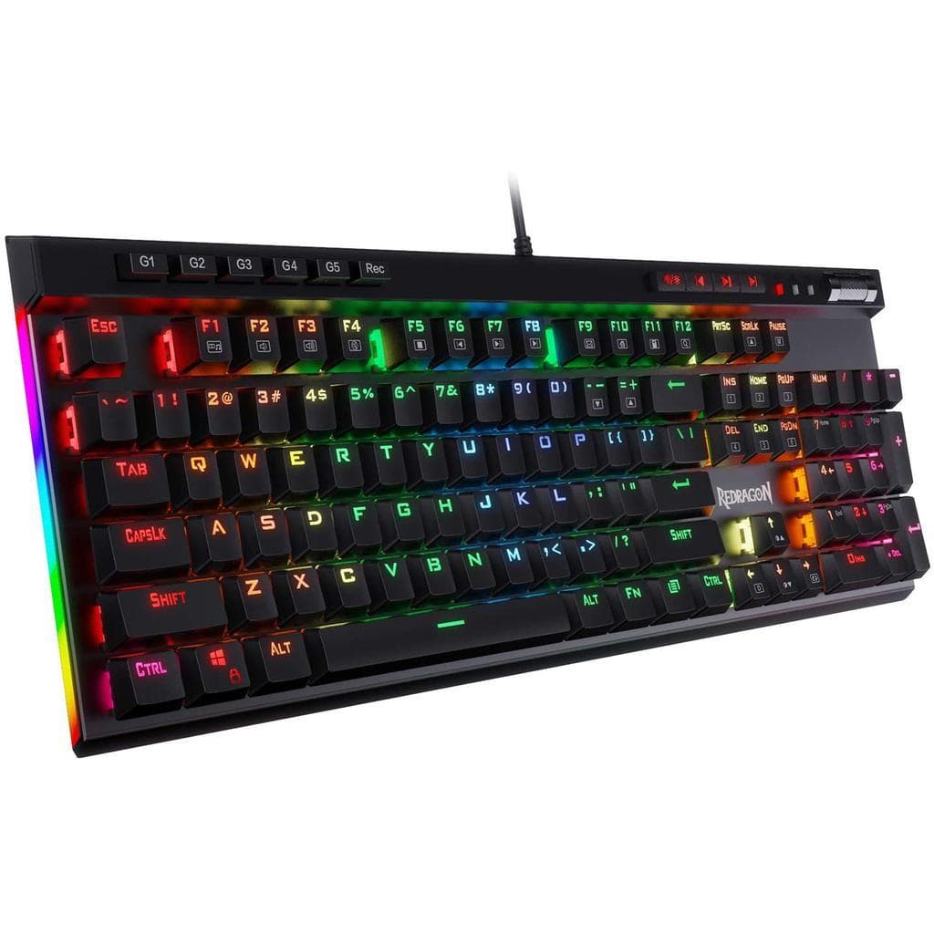 Redragon Keyboard QWERTY QWERTY - English (US) Backlit Keyboard K580 VATA