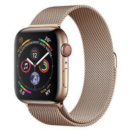 Apple Watch (Series 4) 2018 GPS + Cellular 44 - Stainless steel Gold - Gold