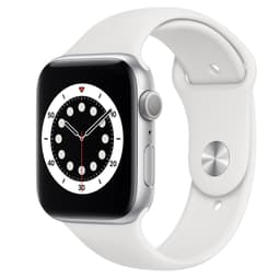 Apple Watch Series 6 (2020) GPS 40 mm - Aluminium Silver - Sport band White