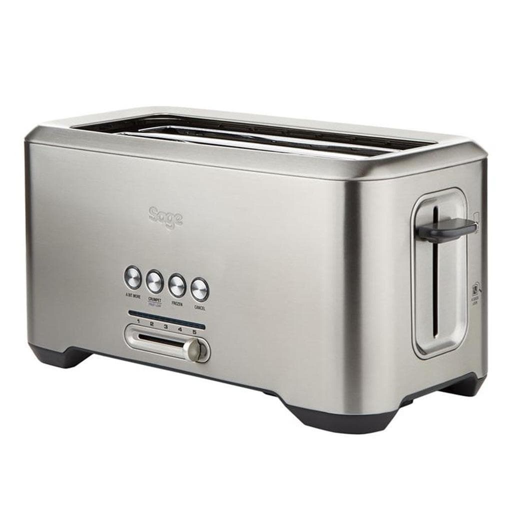 Toaster Sage A Bit More 2 Slot 4 Slice 2 slots - Silver