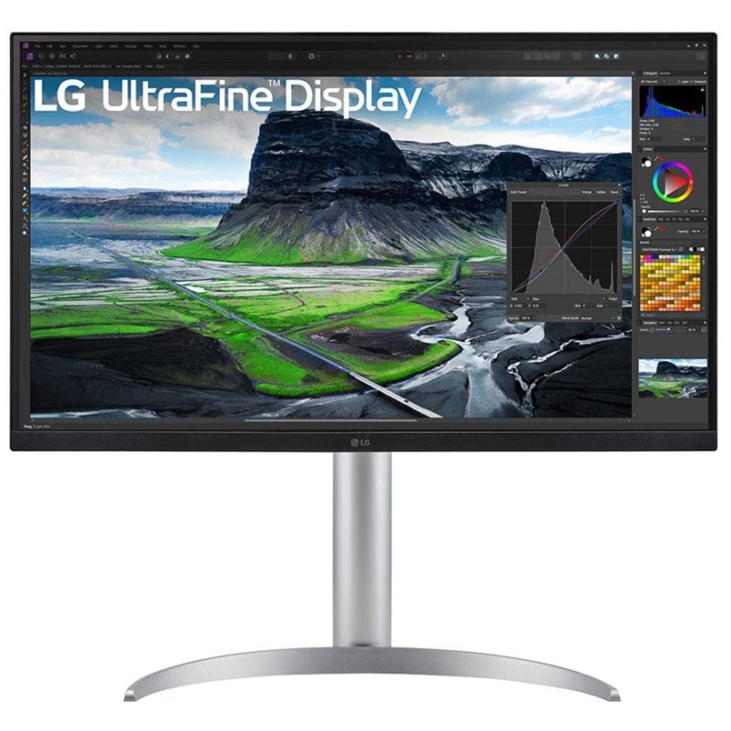 27-inch LG UltraFine 27UQ850-W 3840 x 2160 LCD Monitor Grey