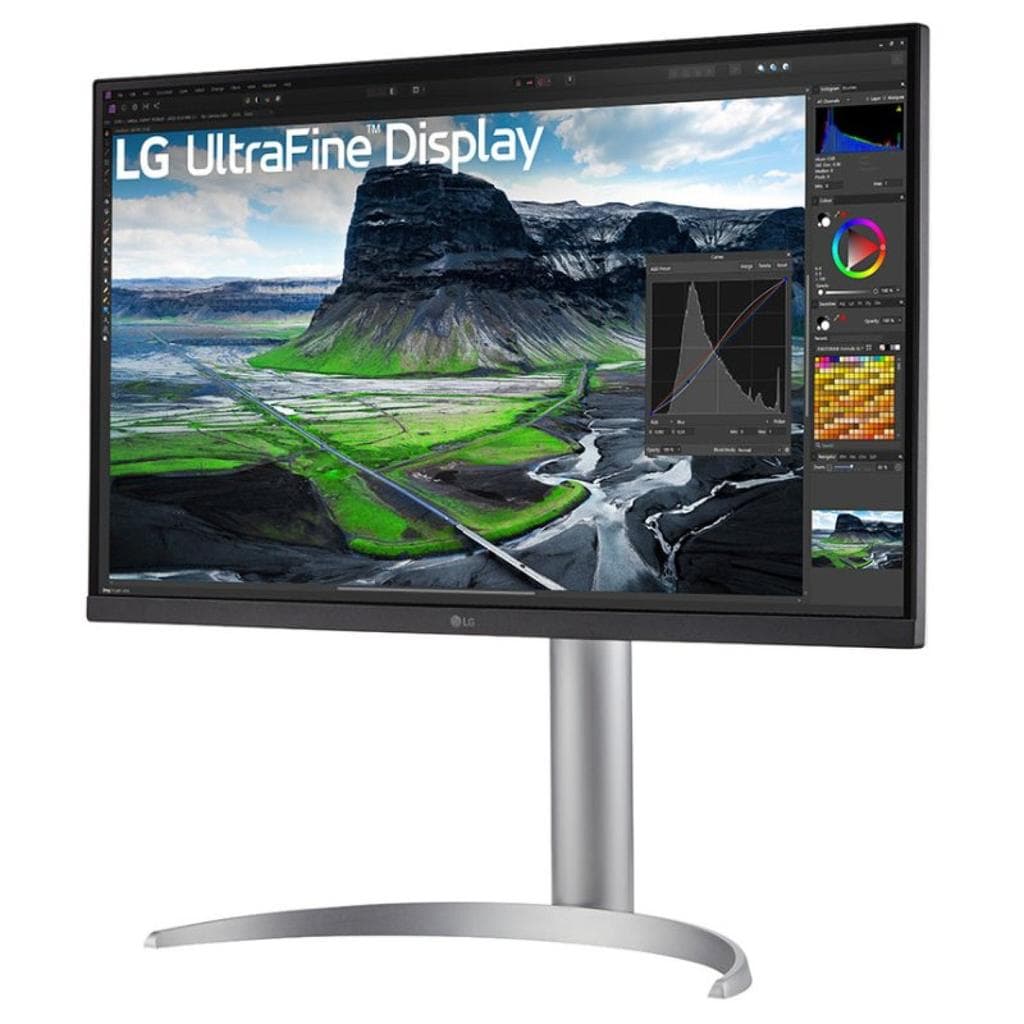 27-inch LG UltraFine 27UQ850-W 3840 x 2160 LCD Monitor Grey