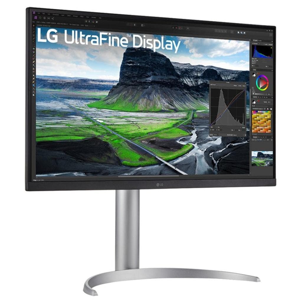 27-inch LG UltraFine 27UQ850-W 3840 x 2160 LCD Monitor Grey