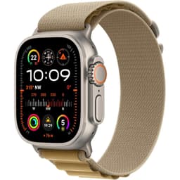 Apple Watch Ultra 2 (2023) GPS + Cellular 49 mm - Titanium Natural Titanium - Alpine loop Starlight