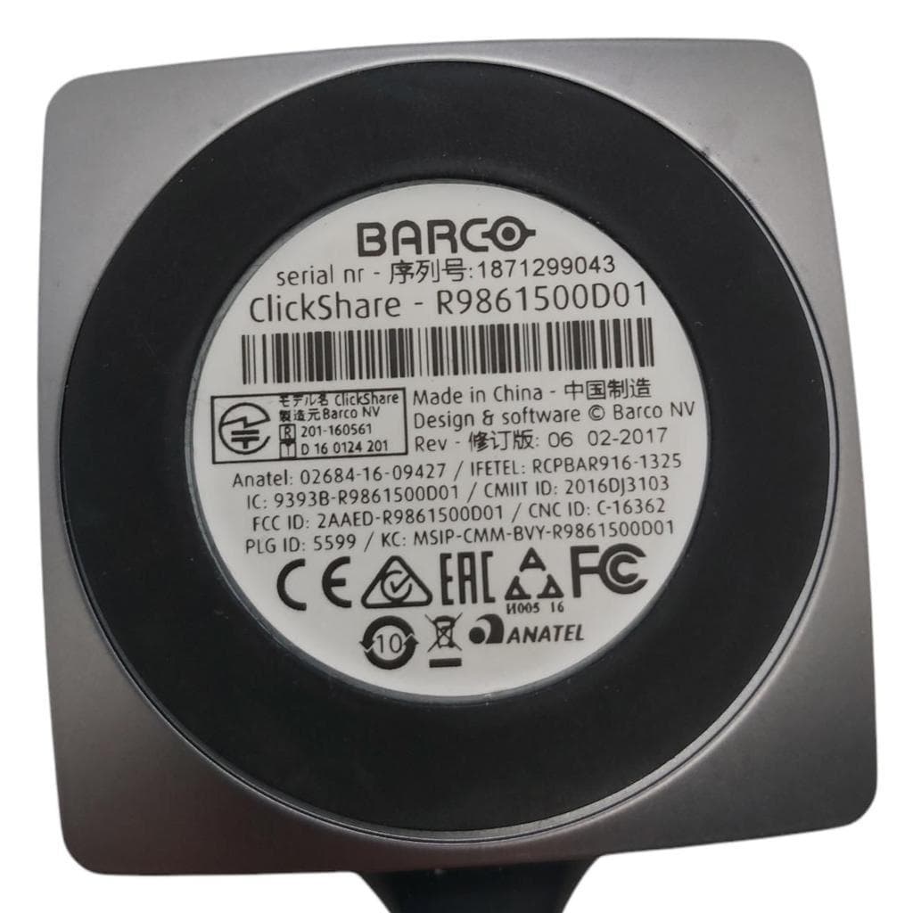 Barco ‎R9861500D01 Audio accessories